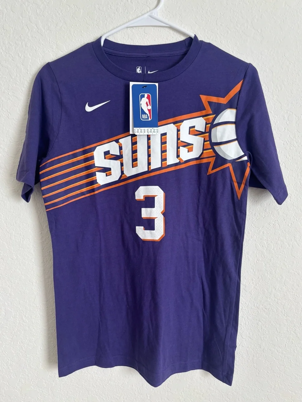 Nike Purple Suns #3 Kids Tee with Orange & White Accents